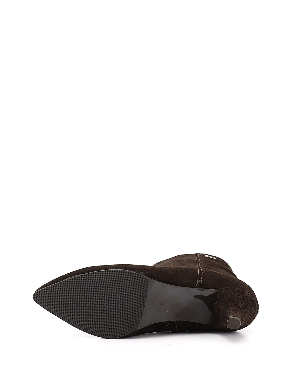 Kahverengi Kadın AÇIK KAHVERENGİ Fermuarlı Sivri Burun Hakiki Deri Bot-3