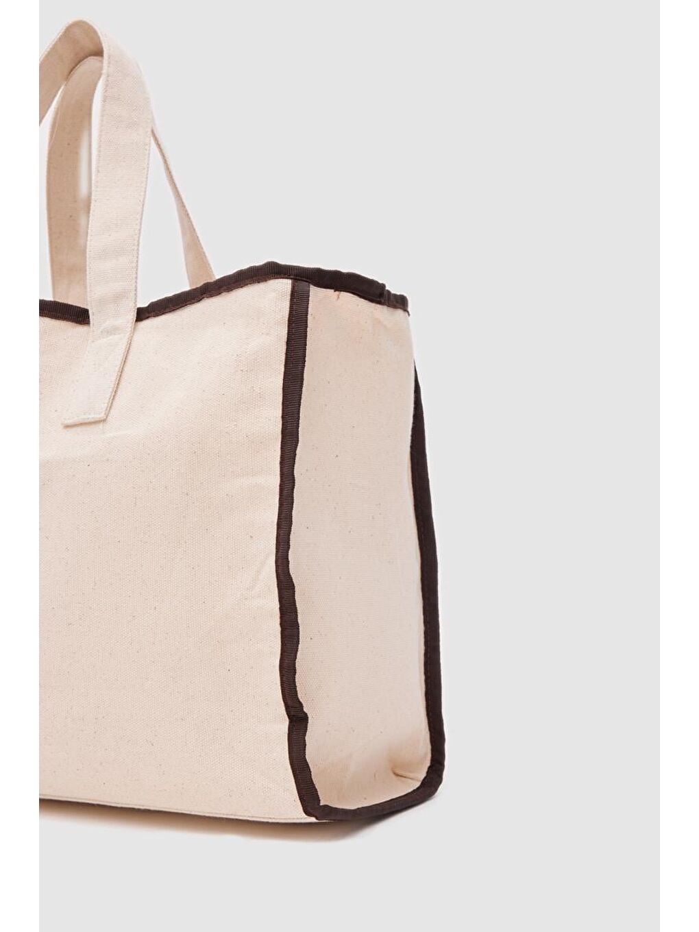 Bej Arc X Large Kanvas Tote Bag Kahverengi-2