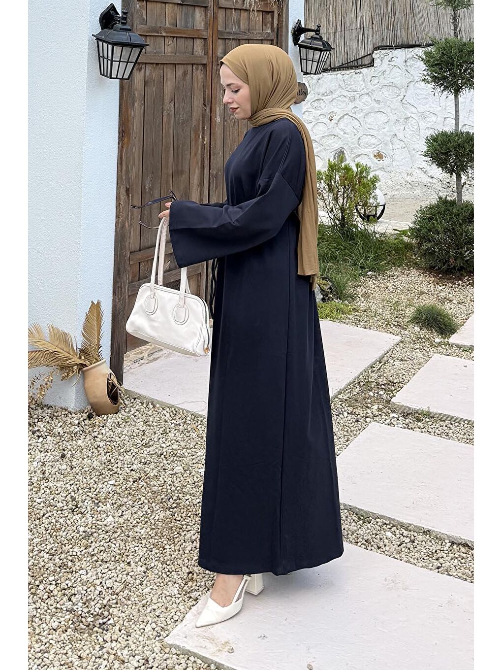 İki İplik Elbise Lacivert-1