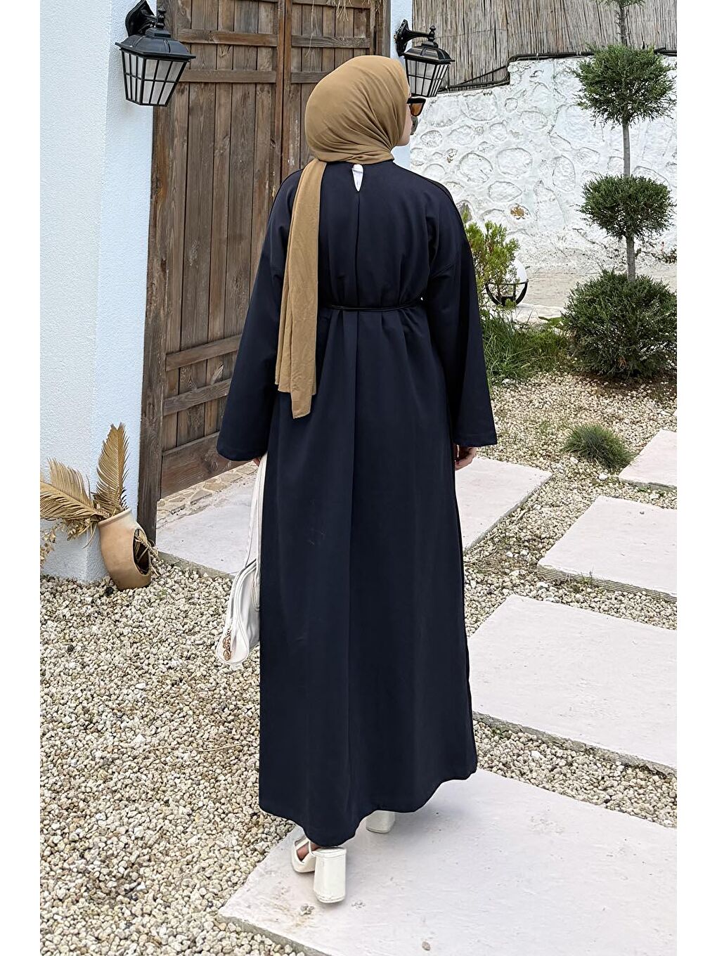 İki İplik Elbise Lacivert-3