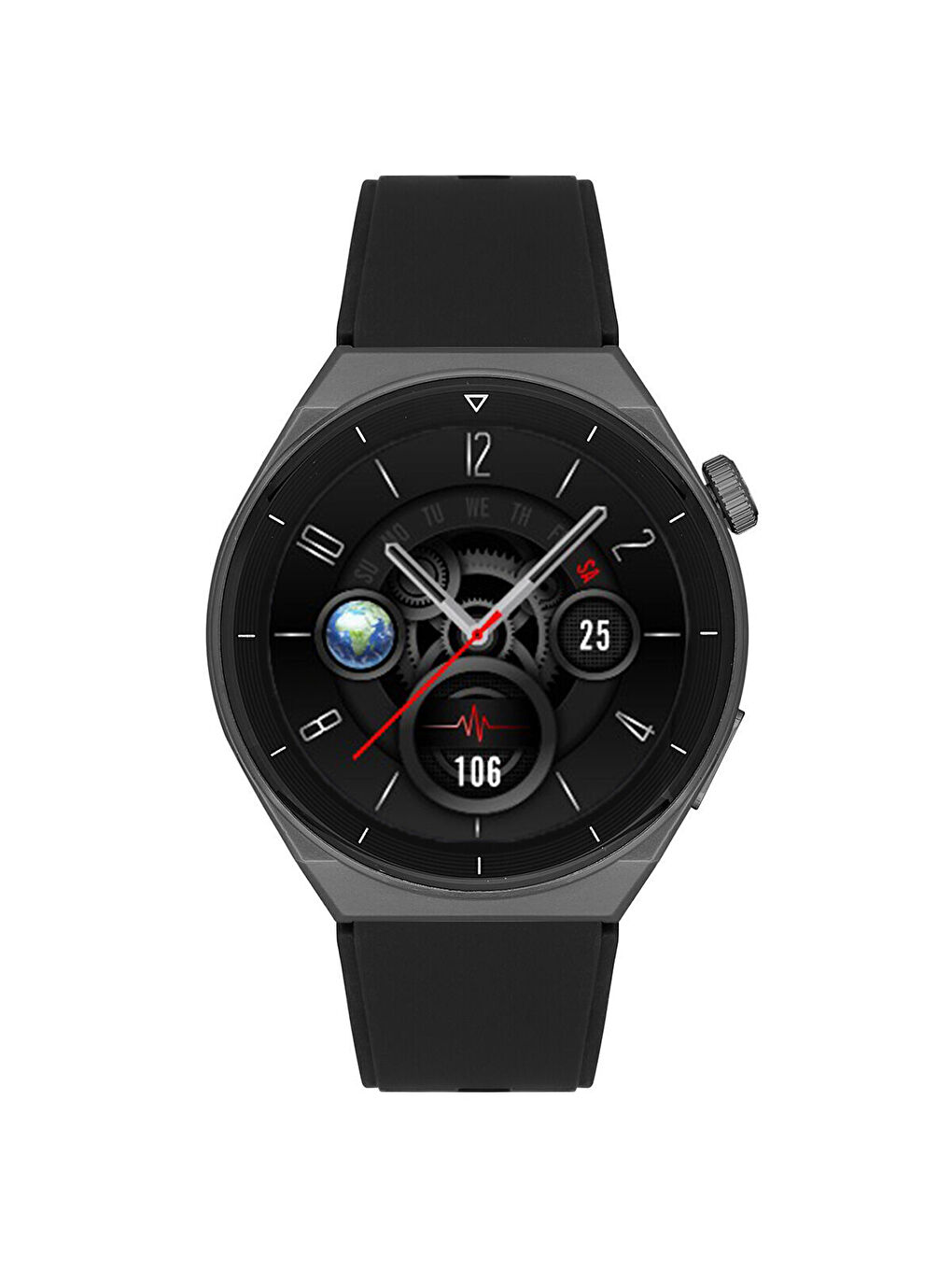 Siyah FT202301AM0401 Akıllı Saat-4