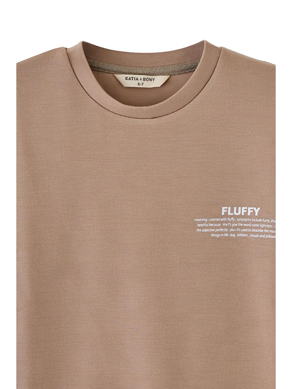 Erkek Çocuk Bej Renkli Fluffy Baskılı Tişört-2