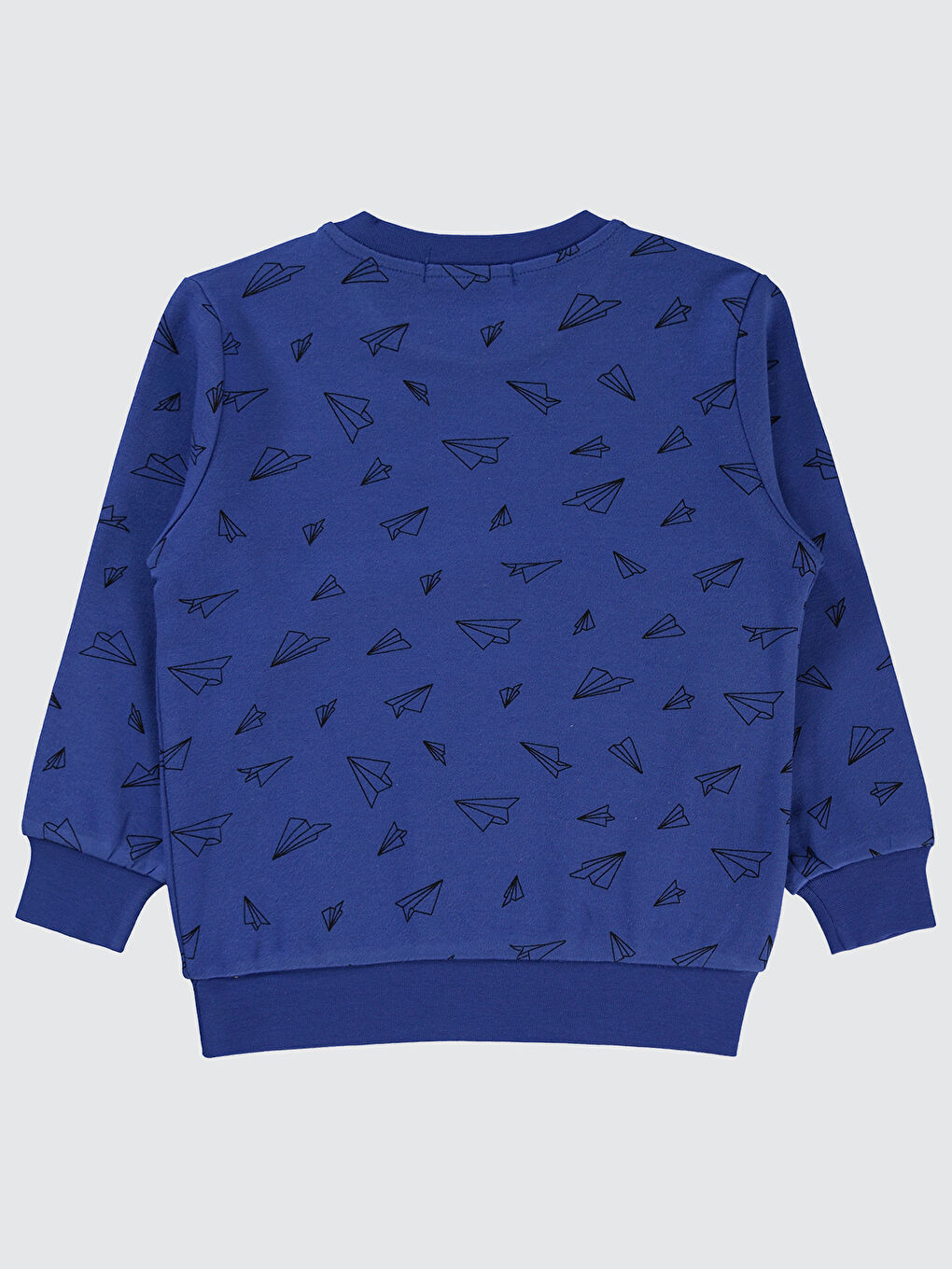 Boys Erkek Çocuk Sweatshirt 2-5 Yaş Saks Mavisi-1