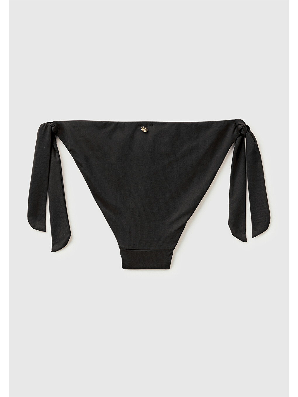 Kadın Siyah Yanları Fiyonk Detaylı Bikini Altı-1
