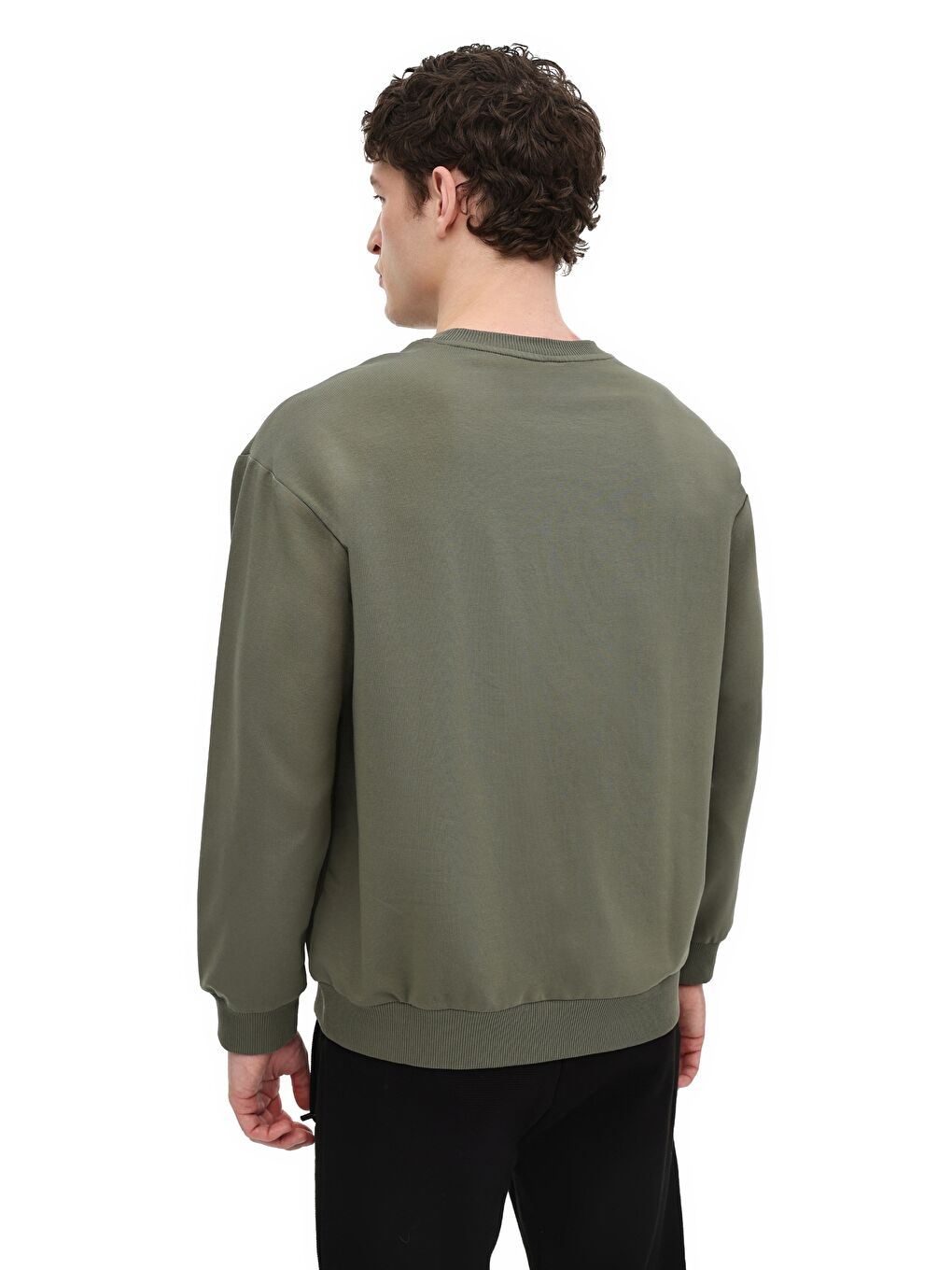 MB 16SN90 6FX Haki Erkek Sweatshirt-1