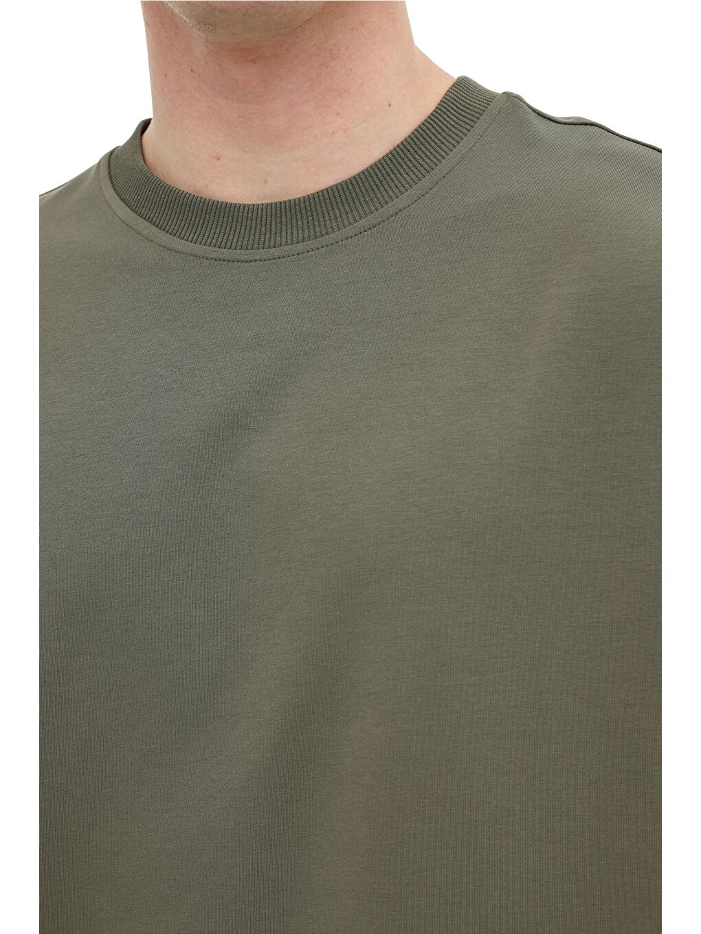 MB 16SN90 6FX Haki Erkek Sweatshirt-3