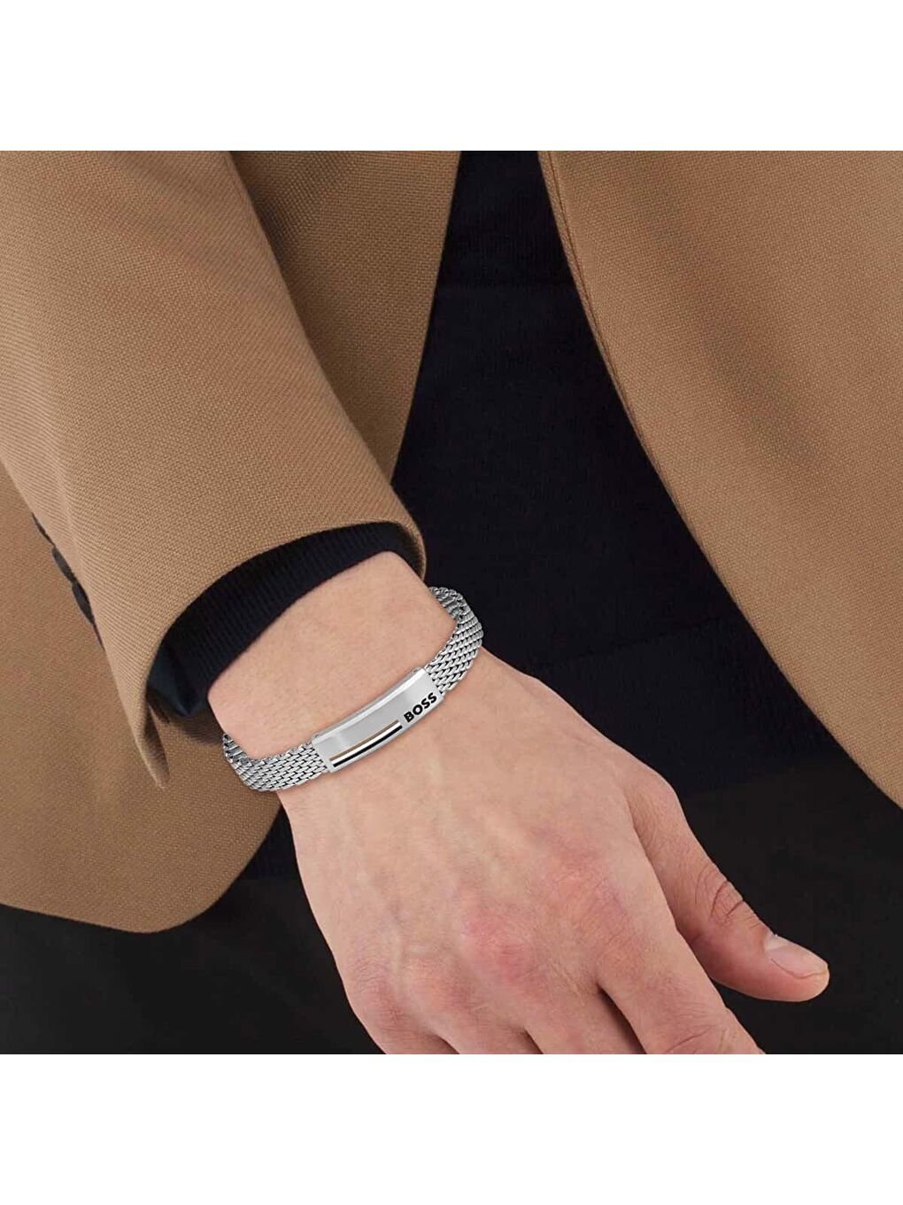 Gri HBJ1580611 Erkek Bileklik-2