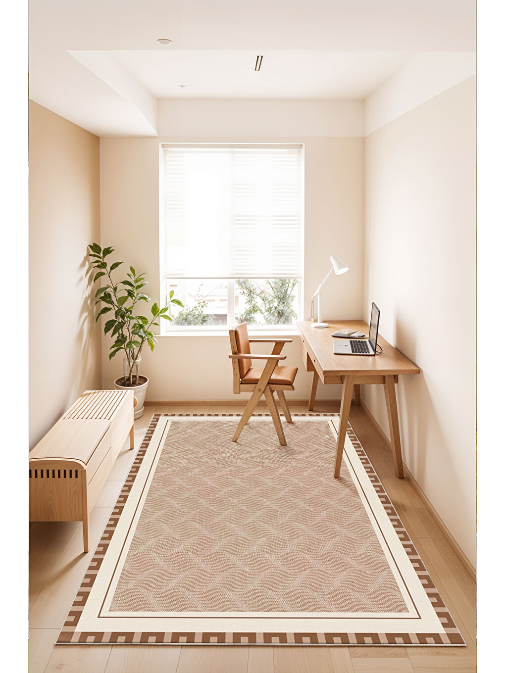 Turuncu Dekoratif Soft Modern Kaymaz Yıkanabilir Salon Halısı Mutfak Halısı Koridor Halısı Yolluk-1