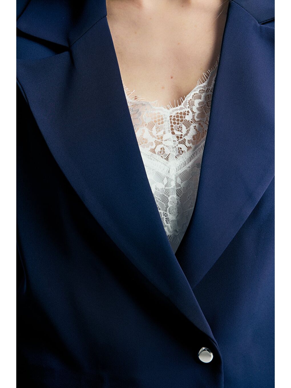 Mari Kısa Ceket - Lacivert-5