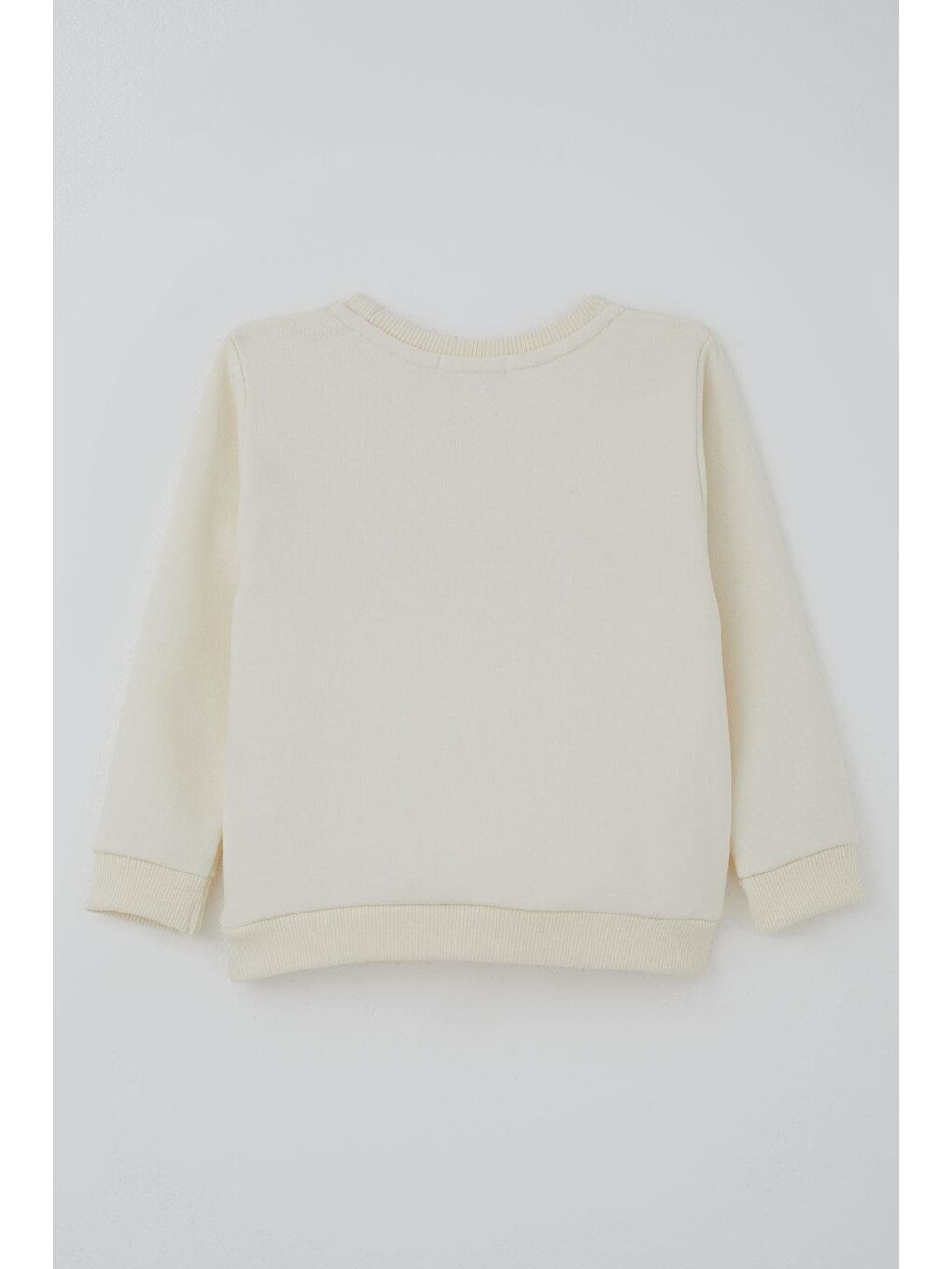 Ekru Kız Çocuk Taytlı Takım Dostluk Papatyası Nakış Baskılı Krem (2-6 Yaş)-3