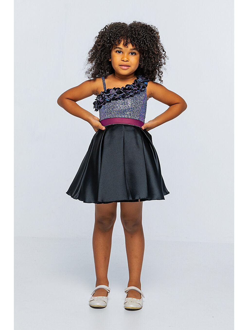 Fuşya Kız Çocuk Abiye-1