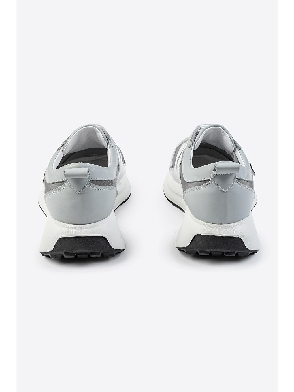 Gri LTN-S01 Deri Erkek Sneaker-2