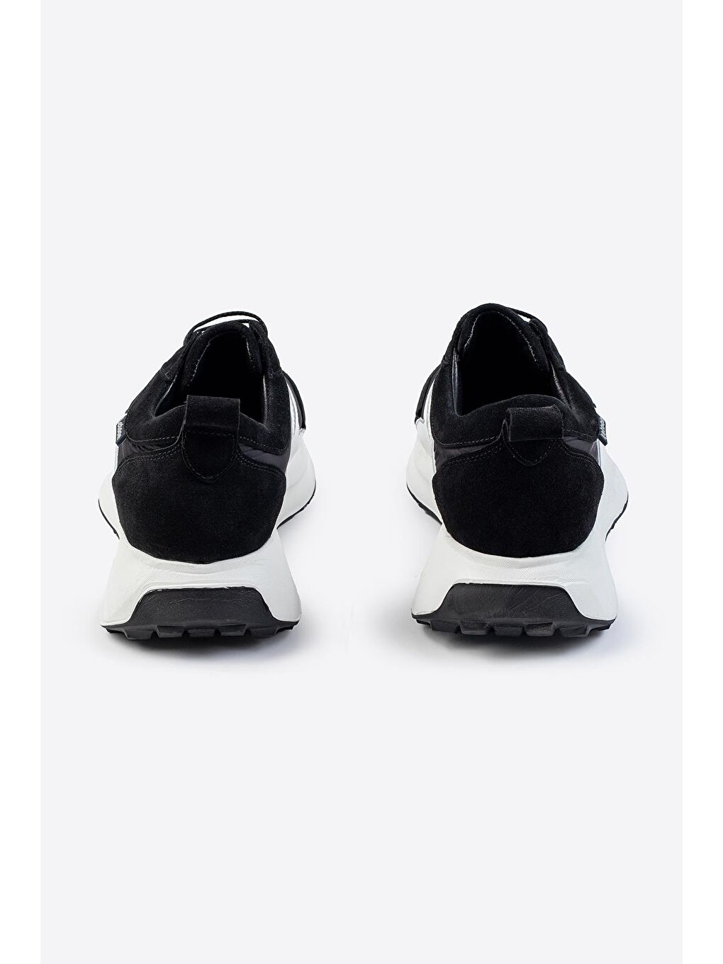 Siyah LTN-S01 Deri Erkek Sneaker-2