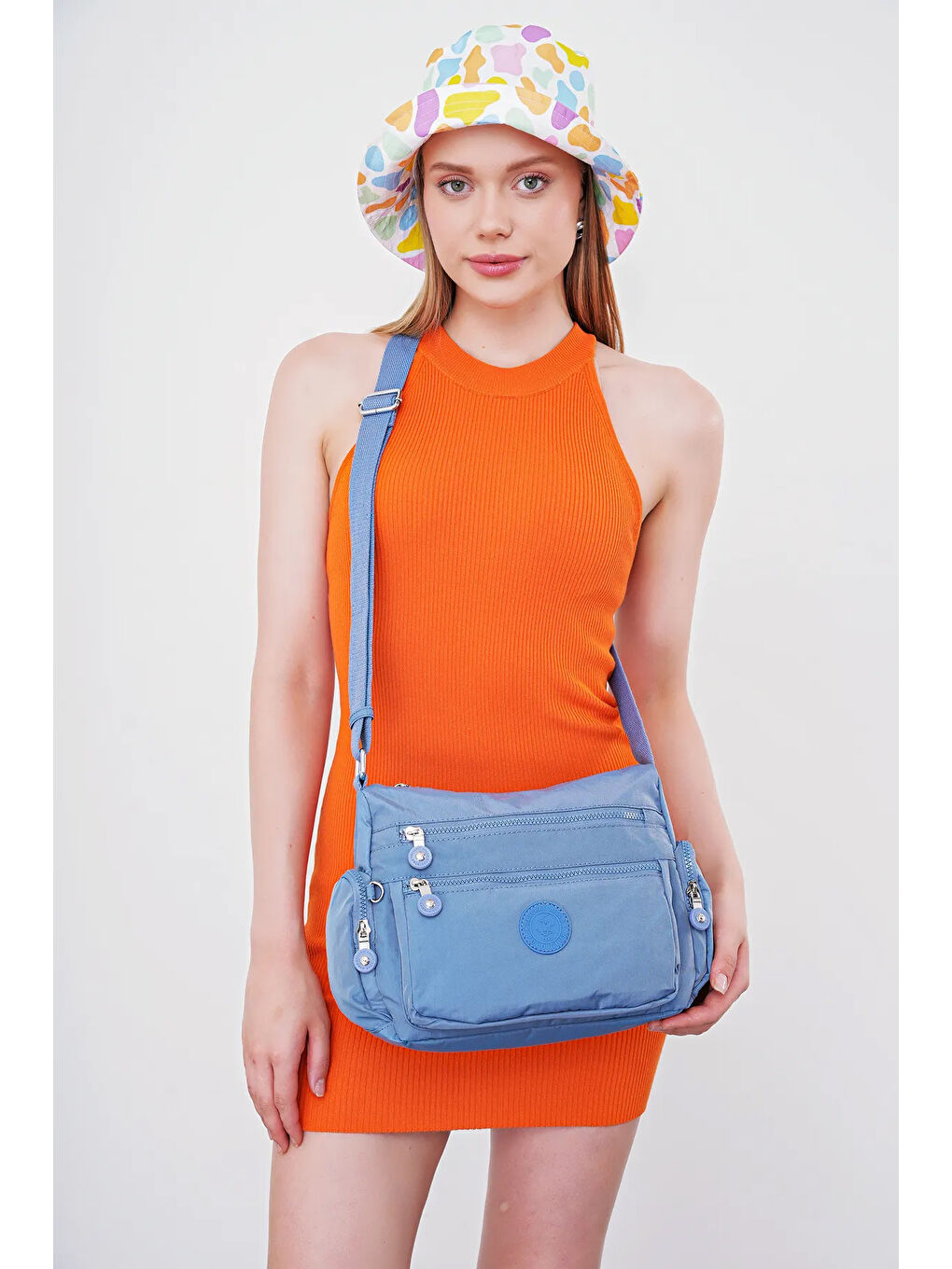 Mavi Çapraz Askılı Kadın Çanta BHPC6003-2