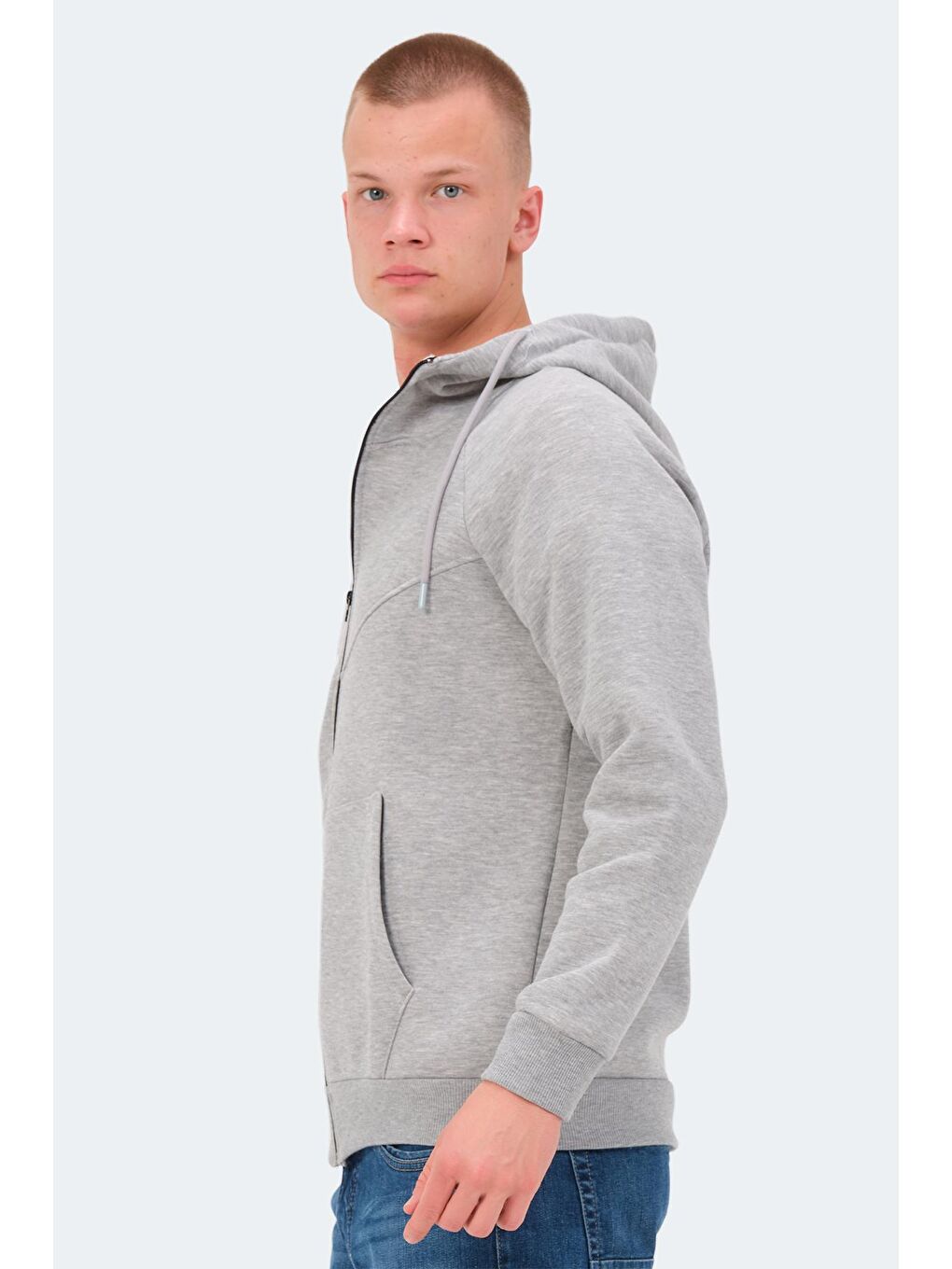 SLAZENGER Koyu Gri KAZUE I Erkek Sweatshirt Koyu Gri - 2