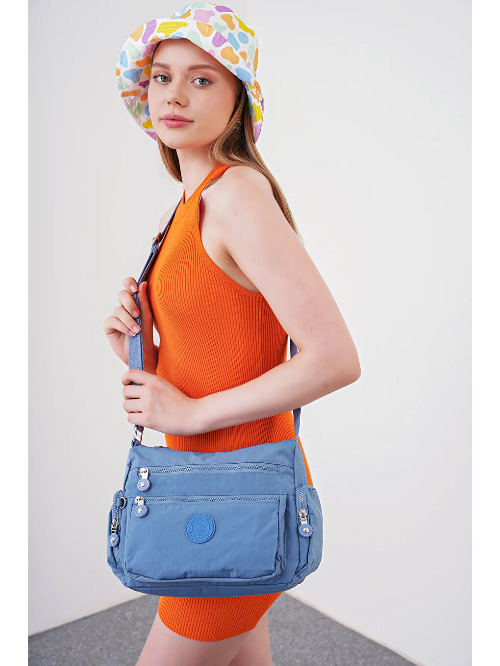 Mavi Çapraz Askılı Kadın Çanta BHPC6003-4