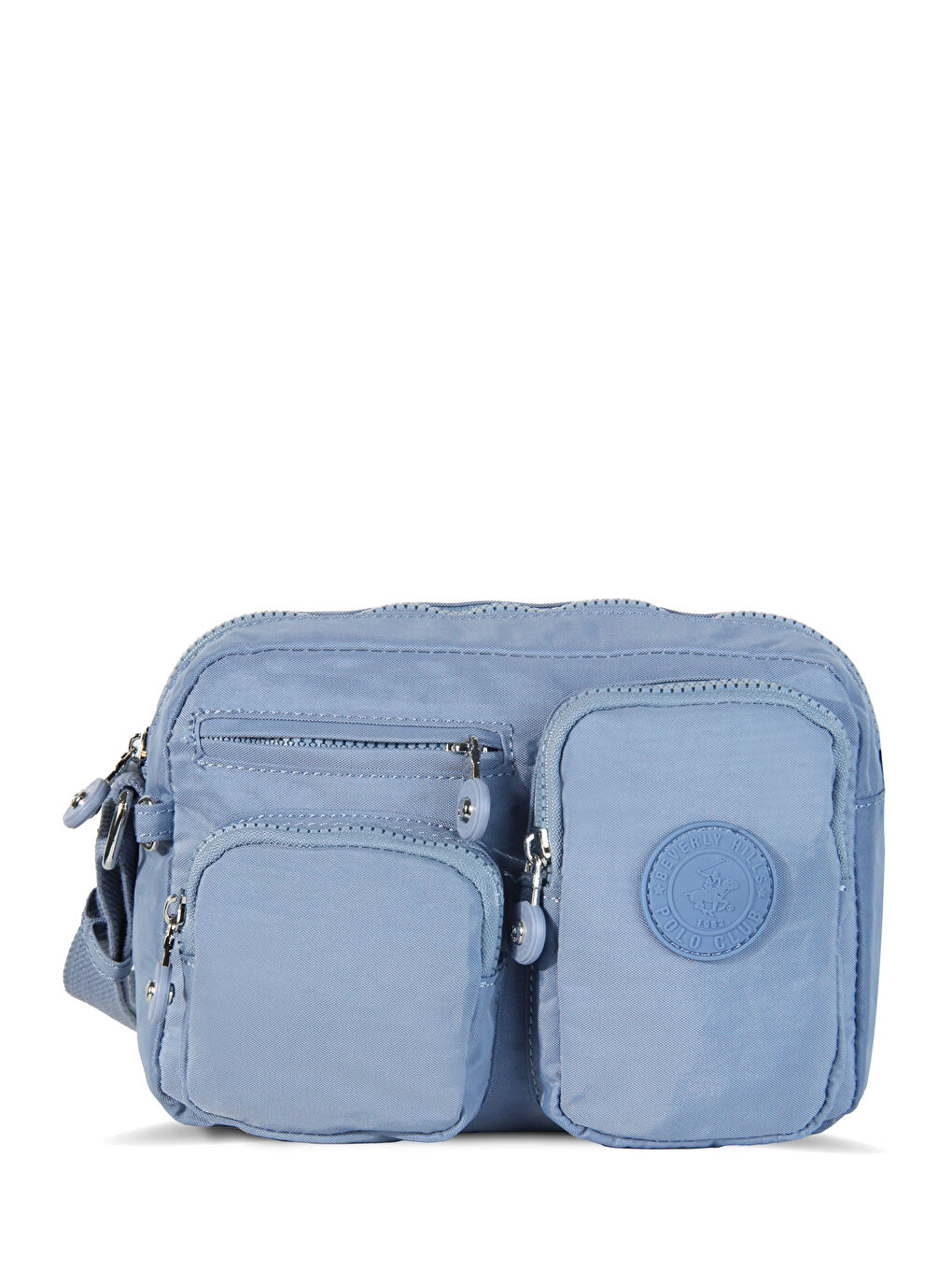 Mavi Çok Gözlü Çapraz Askılı Kadın Çanta BHPC6005