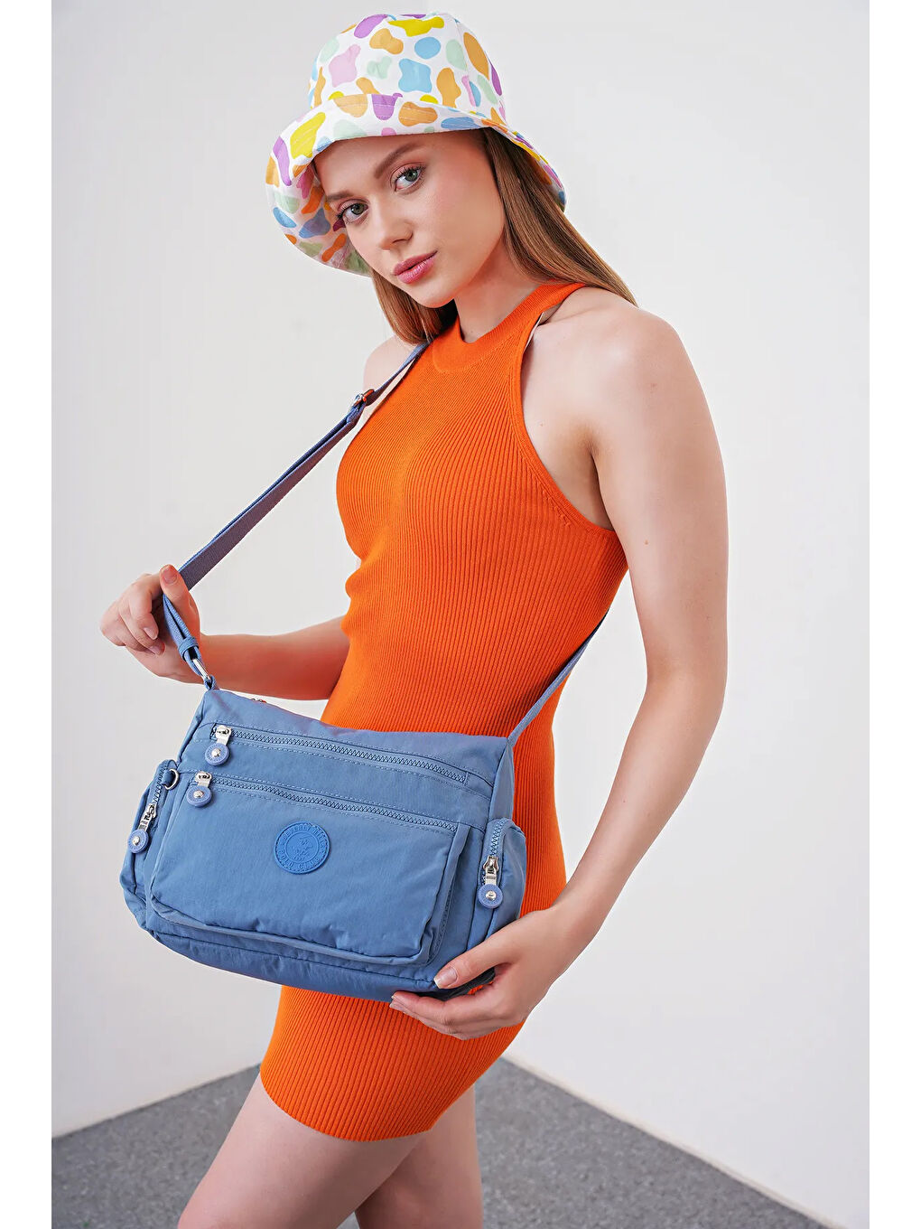 Mavi Çapraz Askılı Kadın Çanta BHPC6003-5