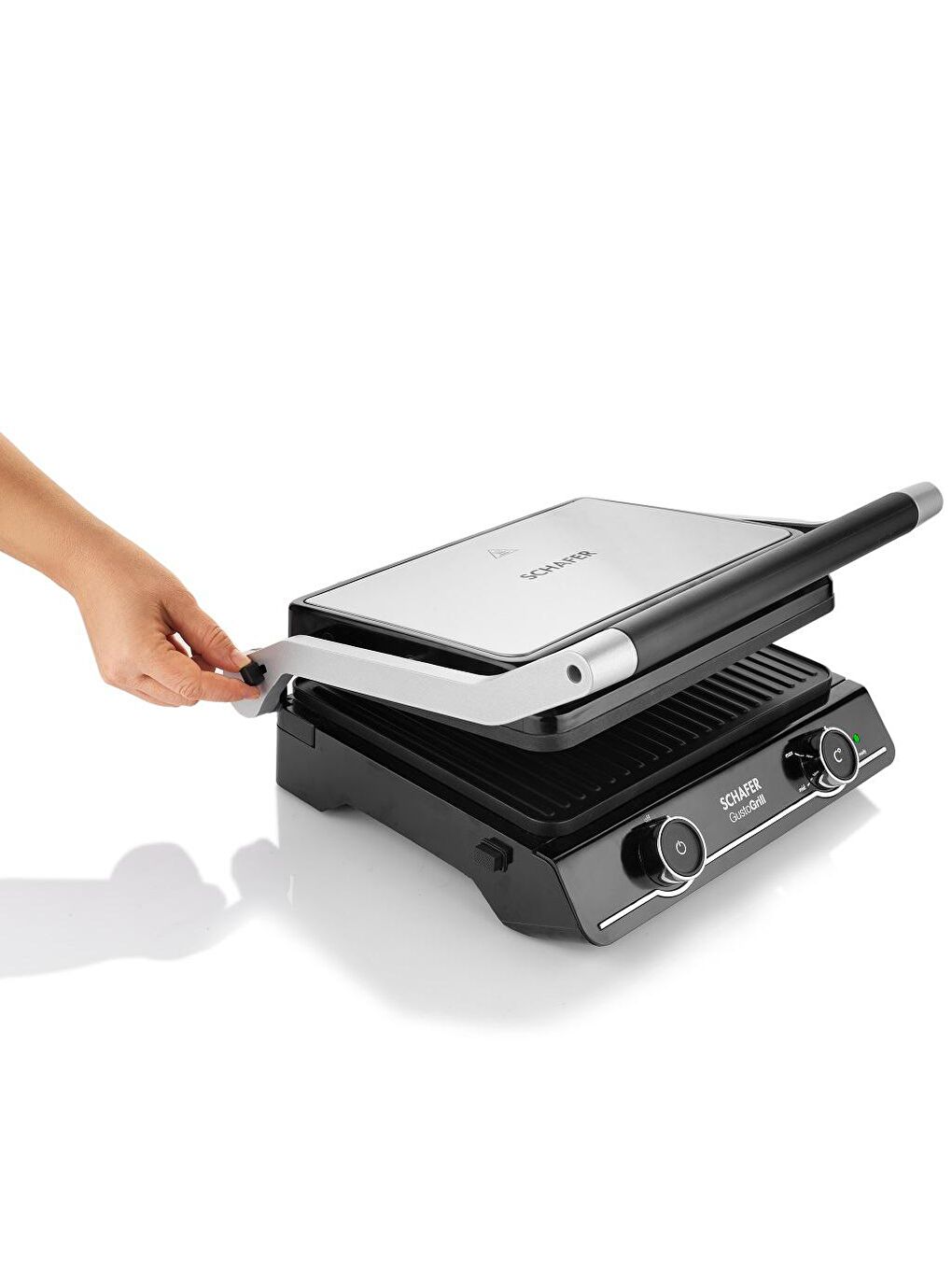 Gusto Grill Izgara Ve Tost Makinesi-Inox-7