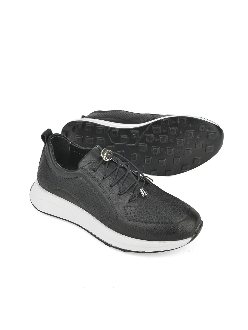 Kadın Hakiki Deri Sneaker 1511050Z2341 Siyah-3