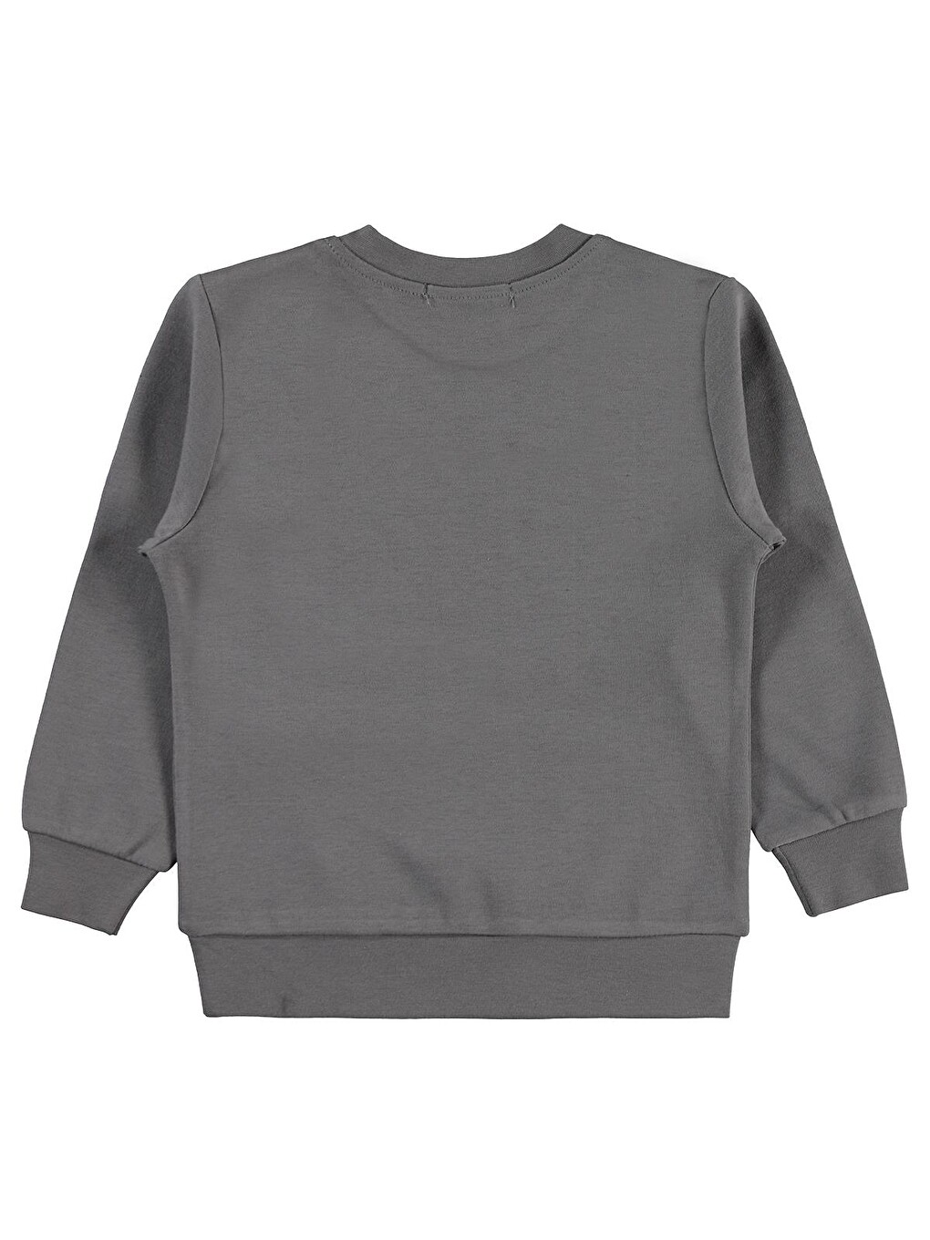 Boys Baseball Baskılı 2-5 Yaş Sweatshirt Km - Gri-1