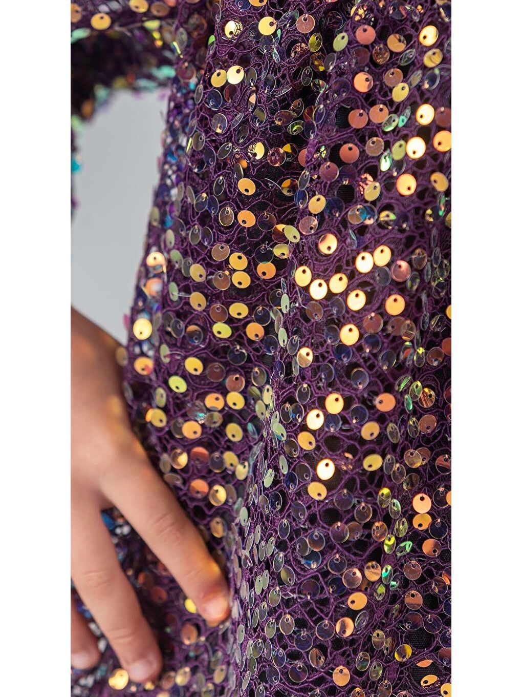 Mürdüm Likio Vintage Payet Kız Çocuk Abiye M00739-6