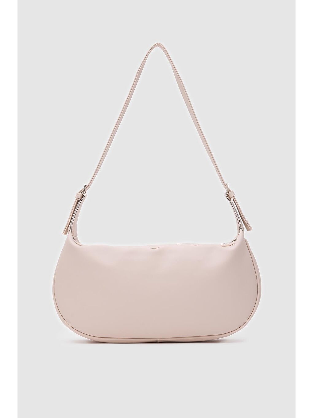 Ekru Emma Basic Baget Çanta Krem