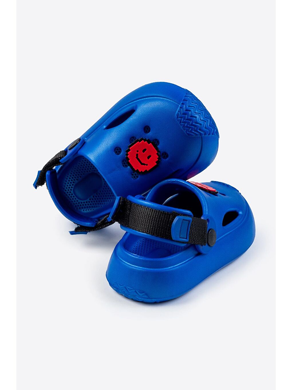 Mavi Çocuk EVA Terlik - Gülen Yüz Detaylı-1
