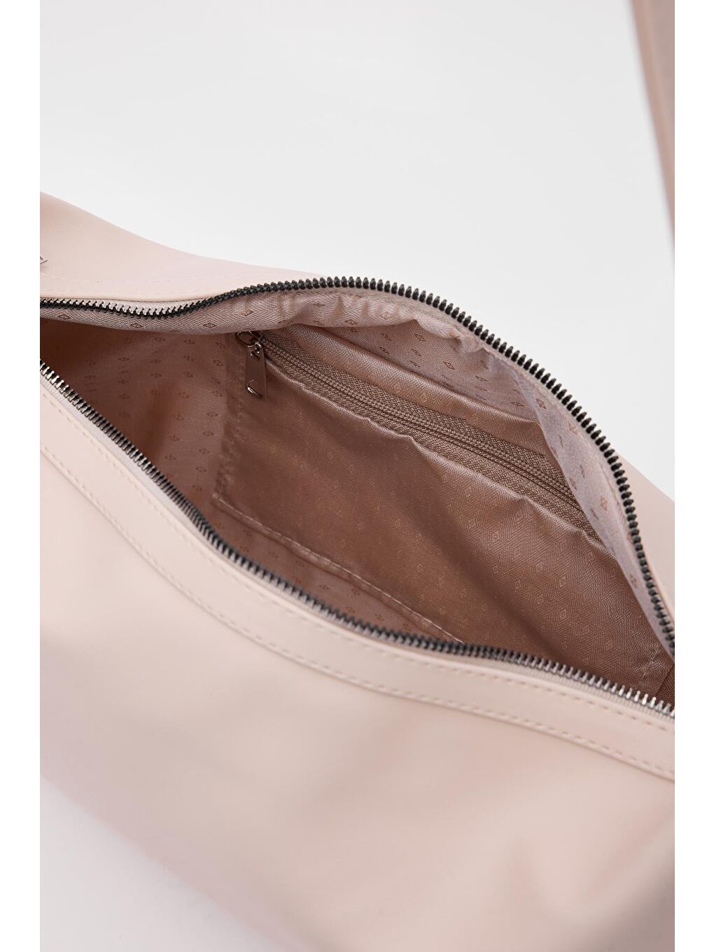 Ekru Emma Basic Baget Çanta Krem-5