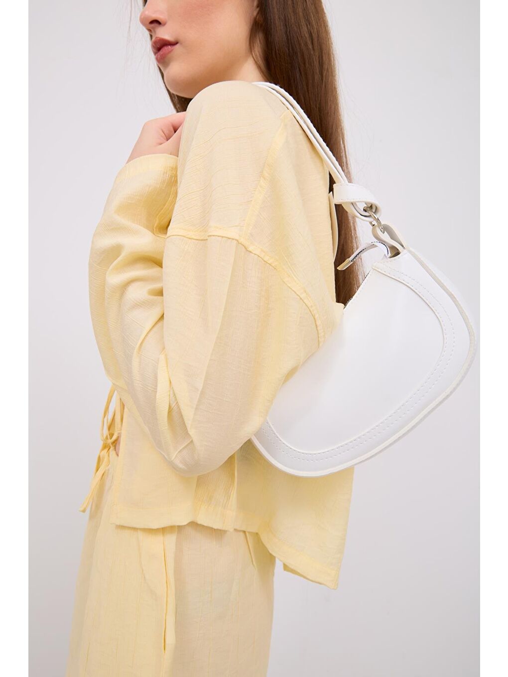 Gior Baget Çanta Beyaz-2