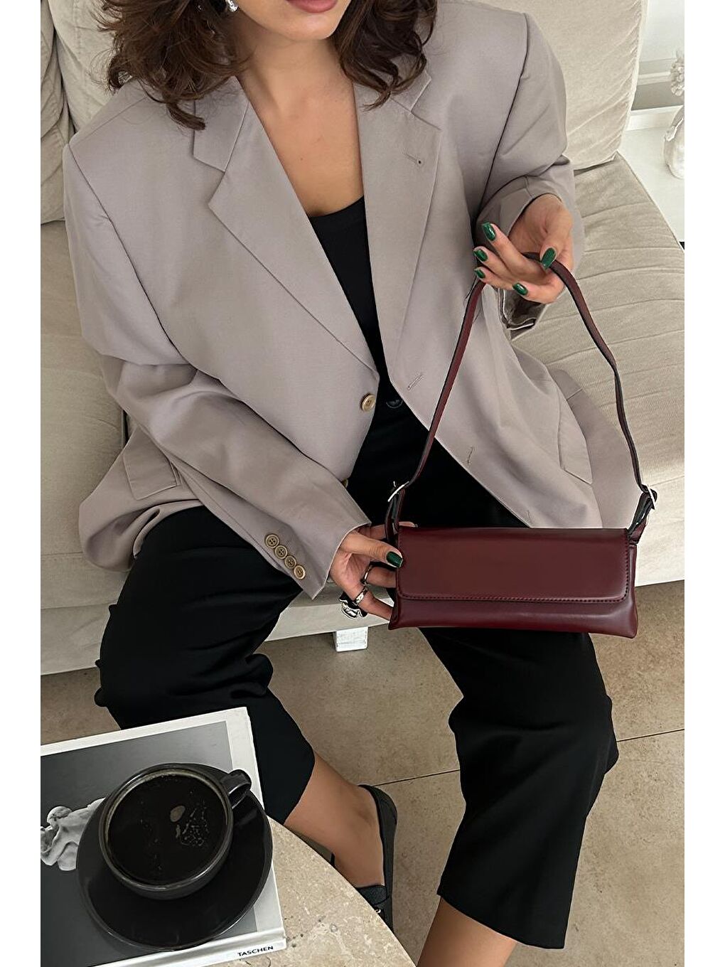 Abel Baget Çanta Bordo-4