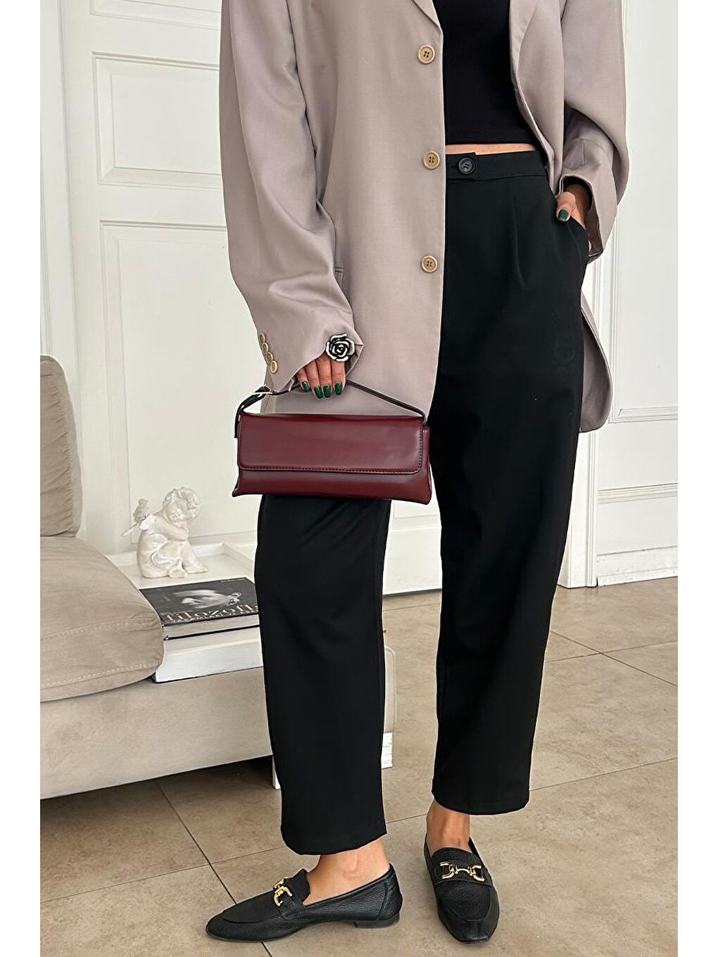 Abel Baget Çanta Bordo-7