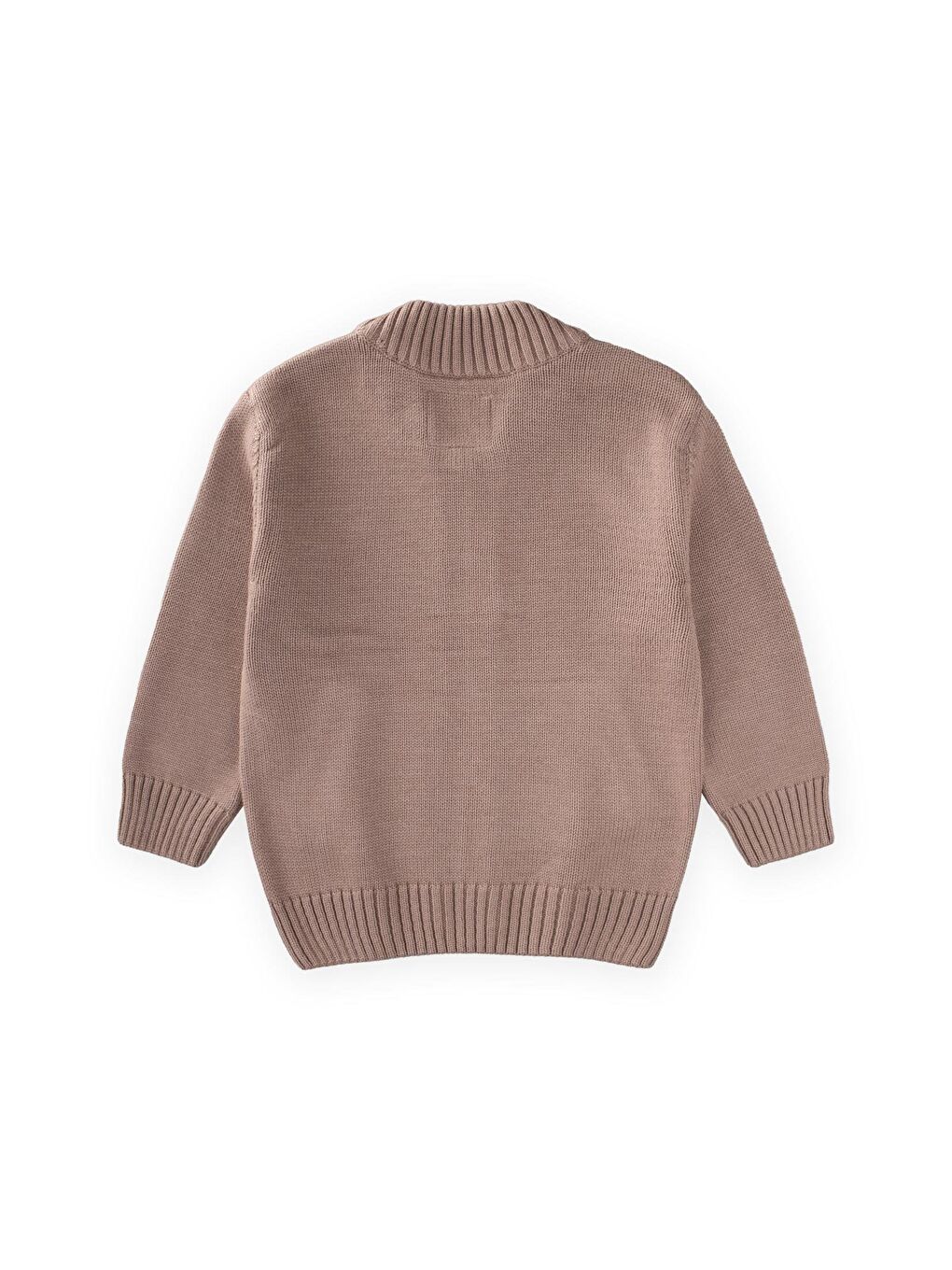 Triko Cepli Hırka 2-11 Yaş Bej-1