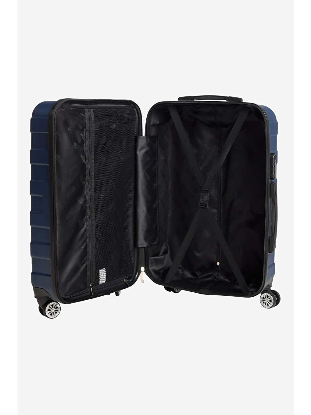 Erkek Lacivert Orta Boy Valiz-3