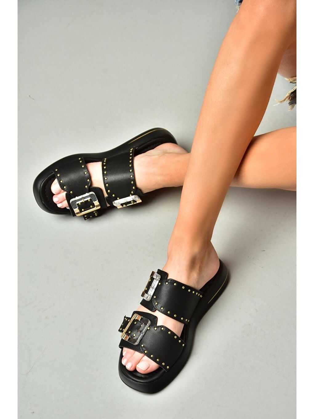 S5181065 Siyah Kadın Terlik