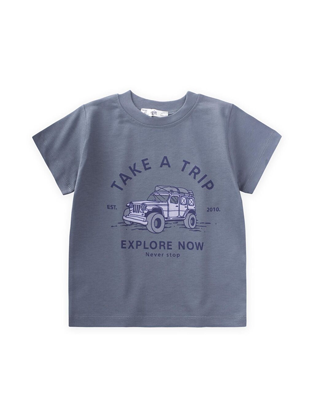 İndigo Erkek Çocuk Baskılı Tişört