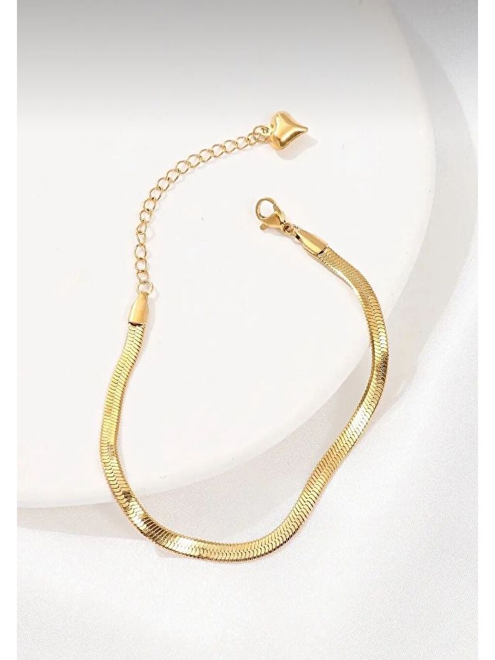 Sarı Kadın Yüksek Kalite 316L Çelik İtalyan Model Gold Ayarlanabilir Bileklik – Kararmaz, Zarif Tasarım S