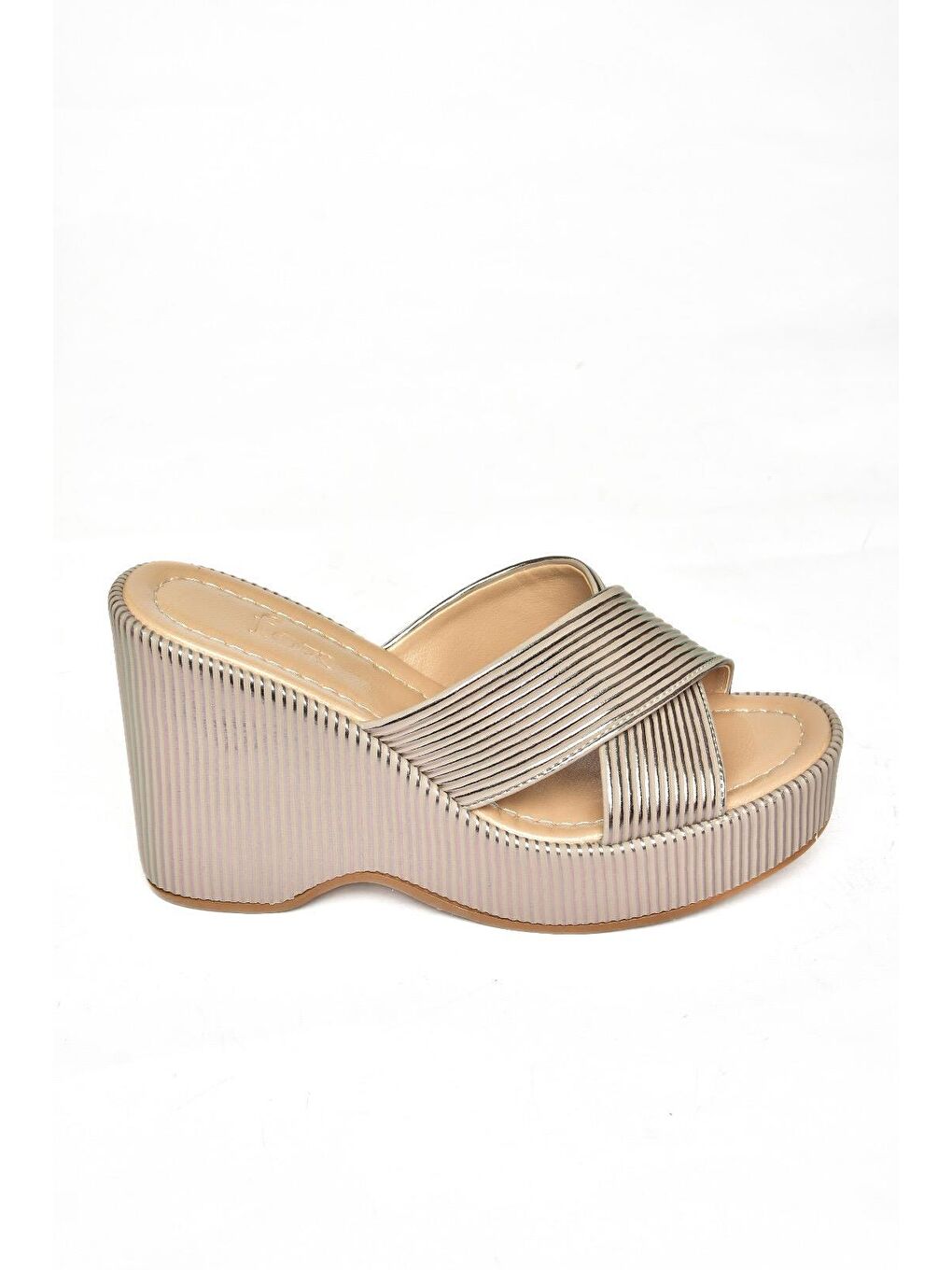 Antrasit S2501014 Platin Kadın Terlik