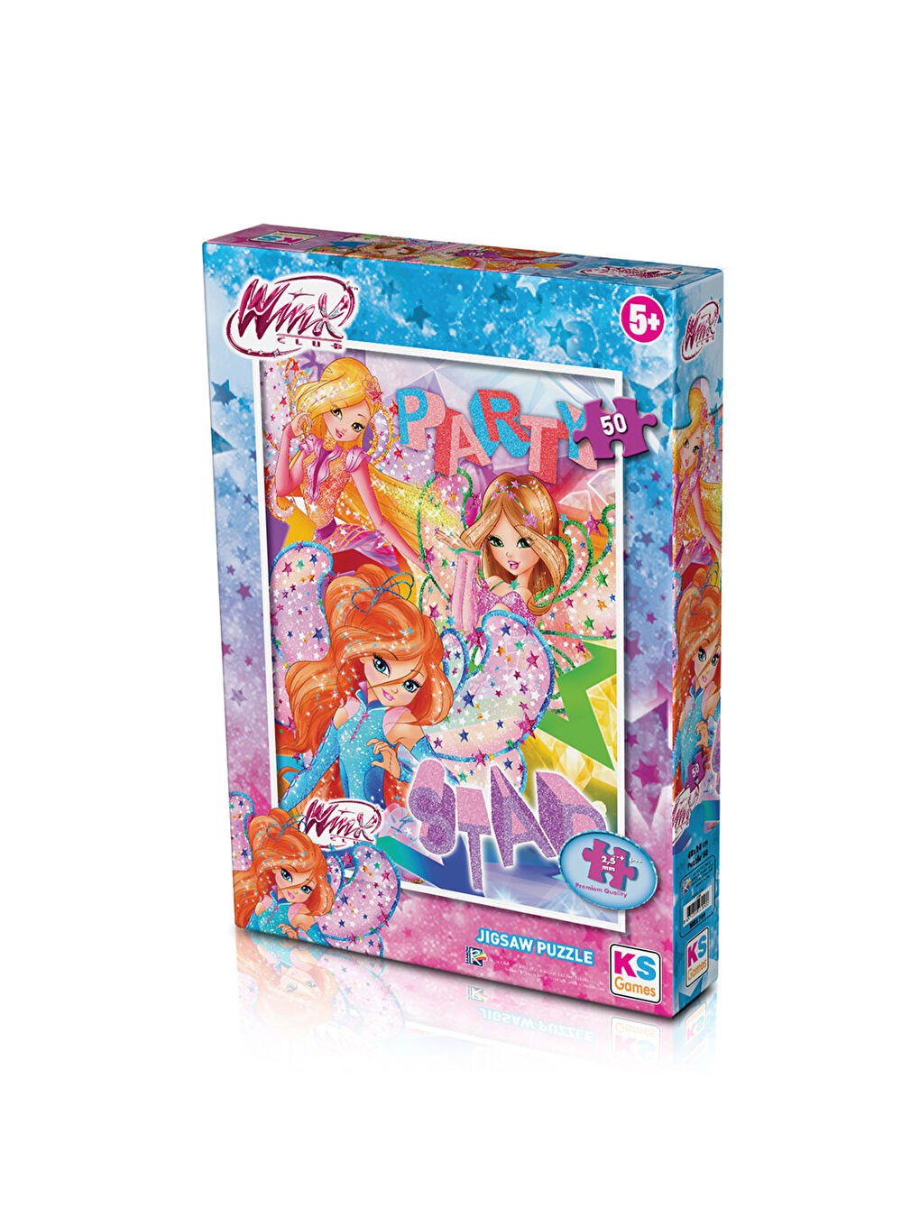 KS GAMES Renksiz Winx Puzzle 50 Parça Wınx709