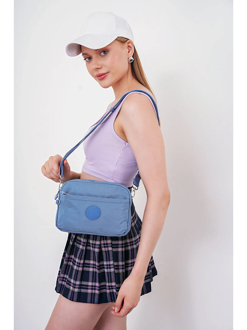 Mavi Çapraz Askılı Kadın Çanta BHPC6002-1