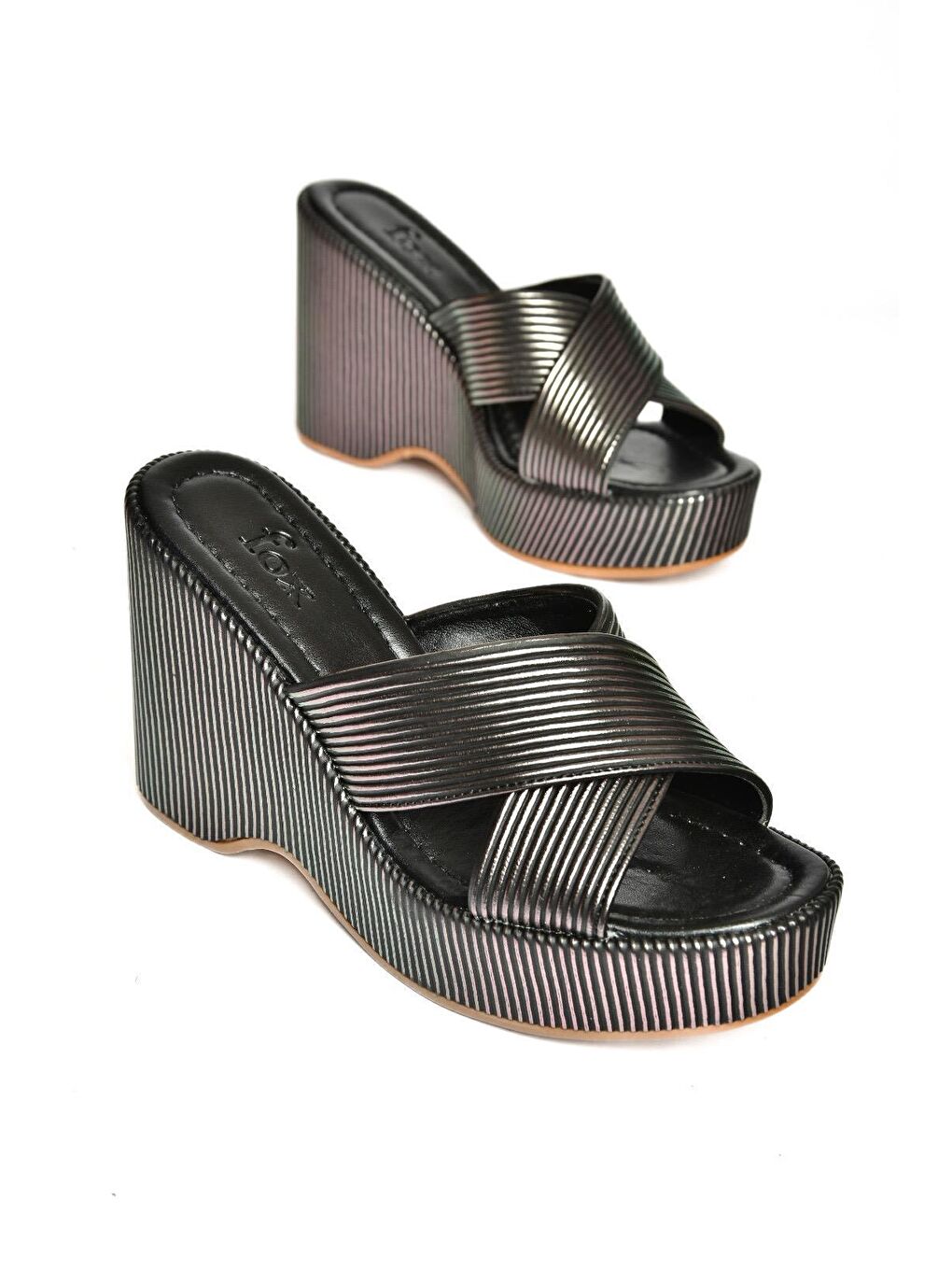 S2501014 Siyah Kadın Terlik-2