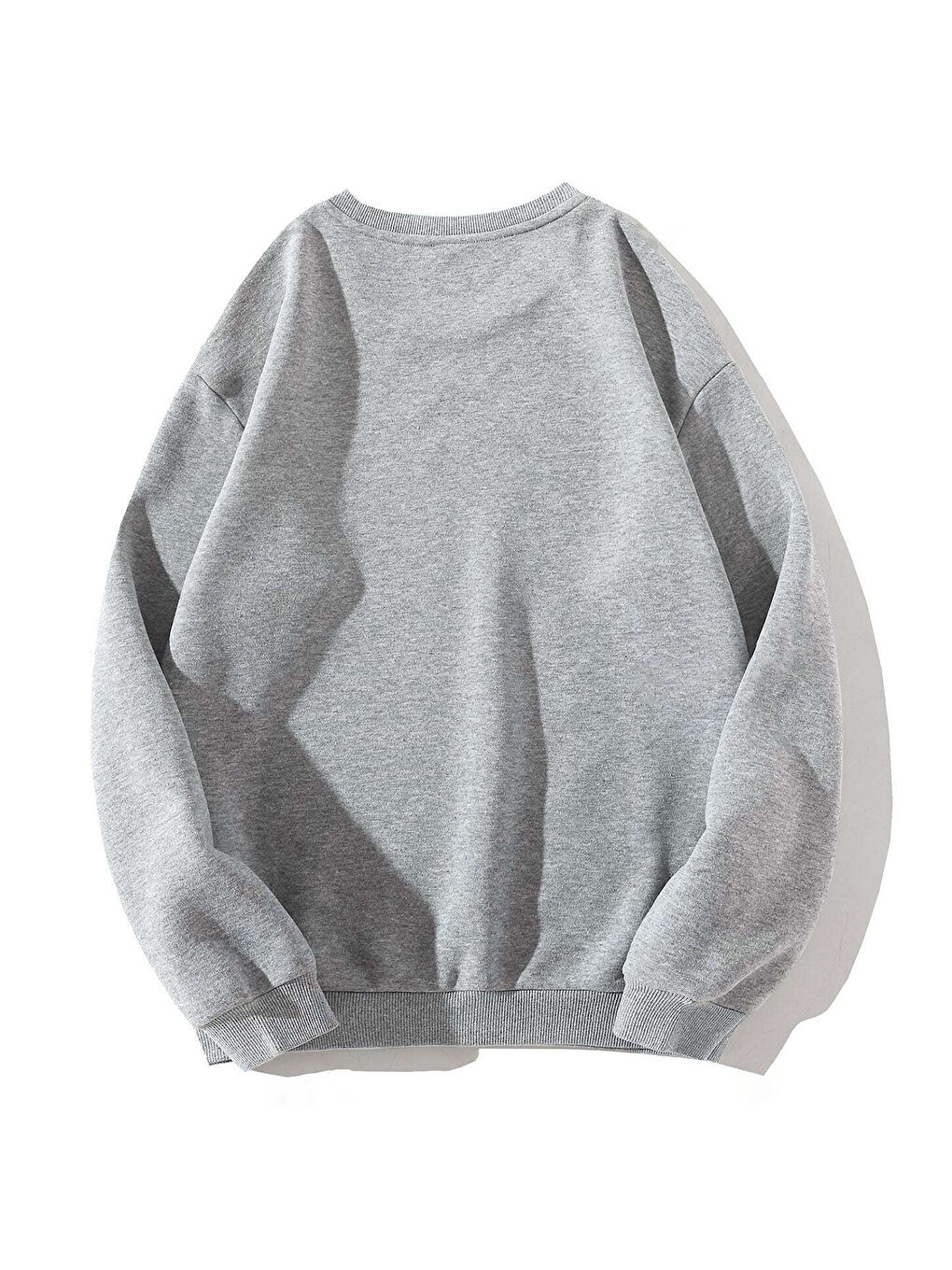 uyguntarz Gri Manhattan Baskılı Oversize Sweatshirt - 1