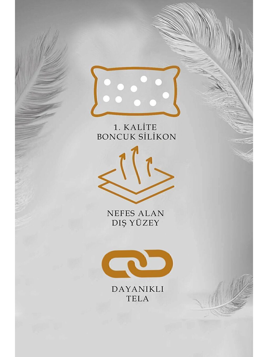 Beyaz Ölçü Seçenekli Kırlent Iç Yastığı Boncuk Silikonlu Antibakteriyel Yastık Dolgun Dik Iç Dolgu 60x60-3