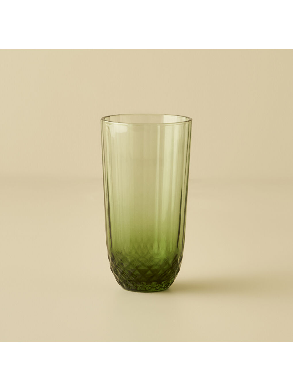 Colore Kesme Meşrubat Bardağı 2'li Yeşil (345 cc)