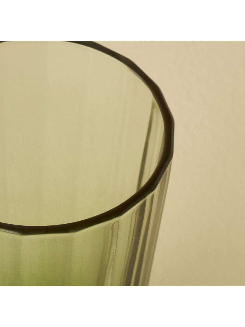 Colore Kesme Meşrubat Bardağı 2'li Yeşil (345 cc)-1