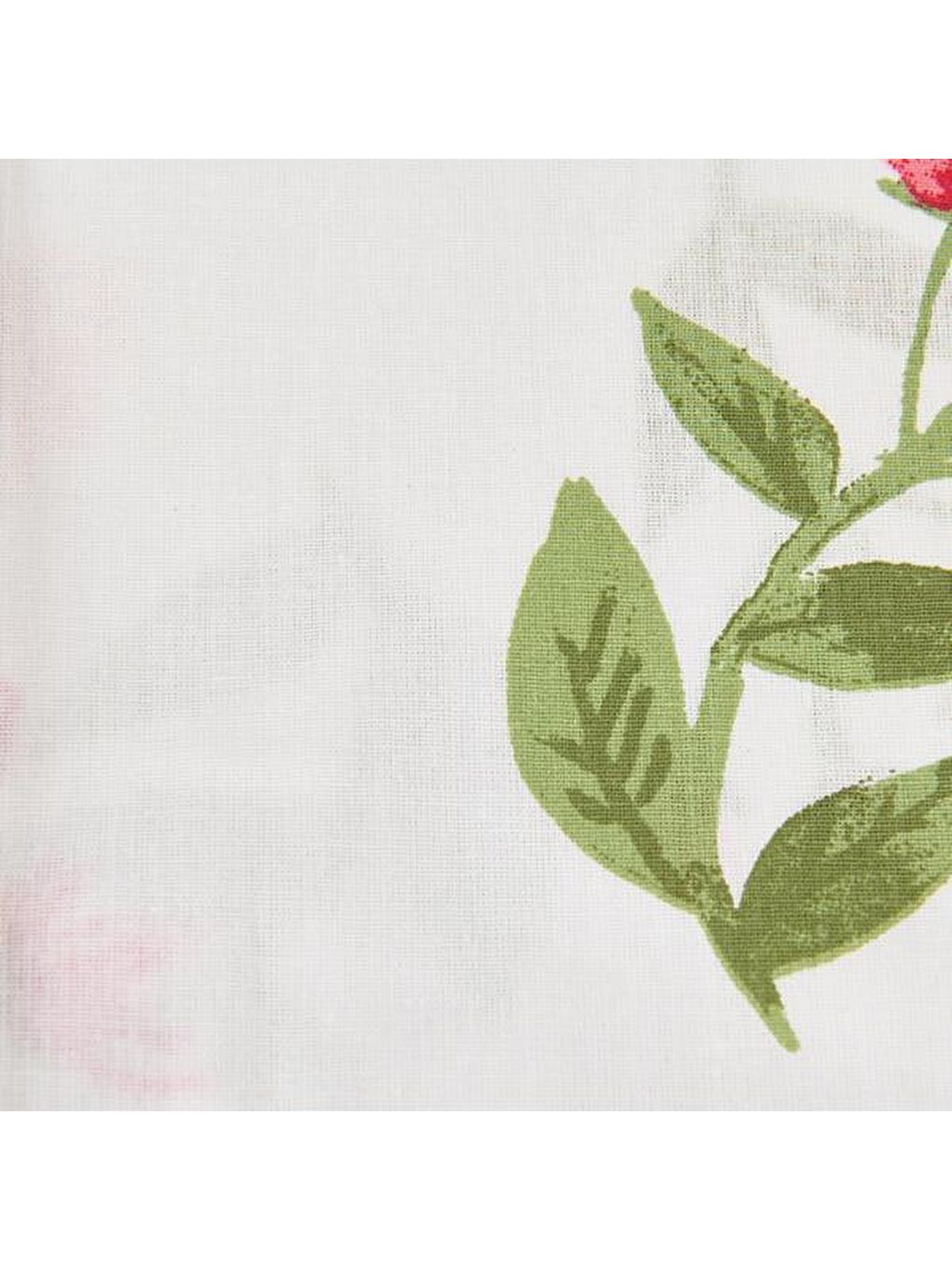 Lila Soft Carlene 2'li Yastık Kılıfı - Ekru / Yeşil - 50x70 cm-1