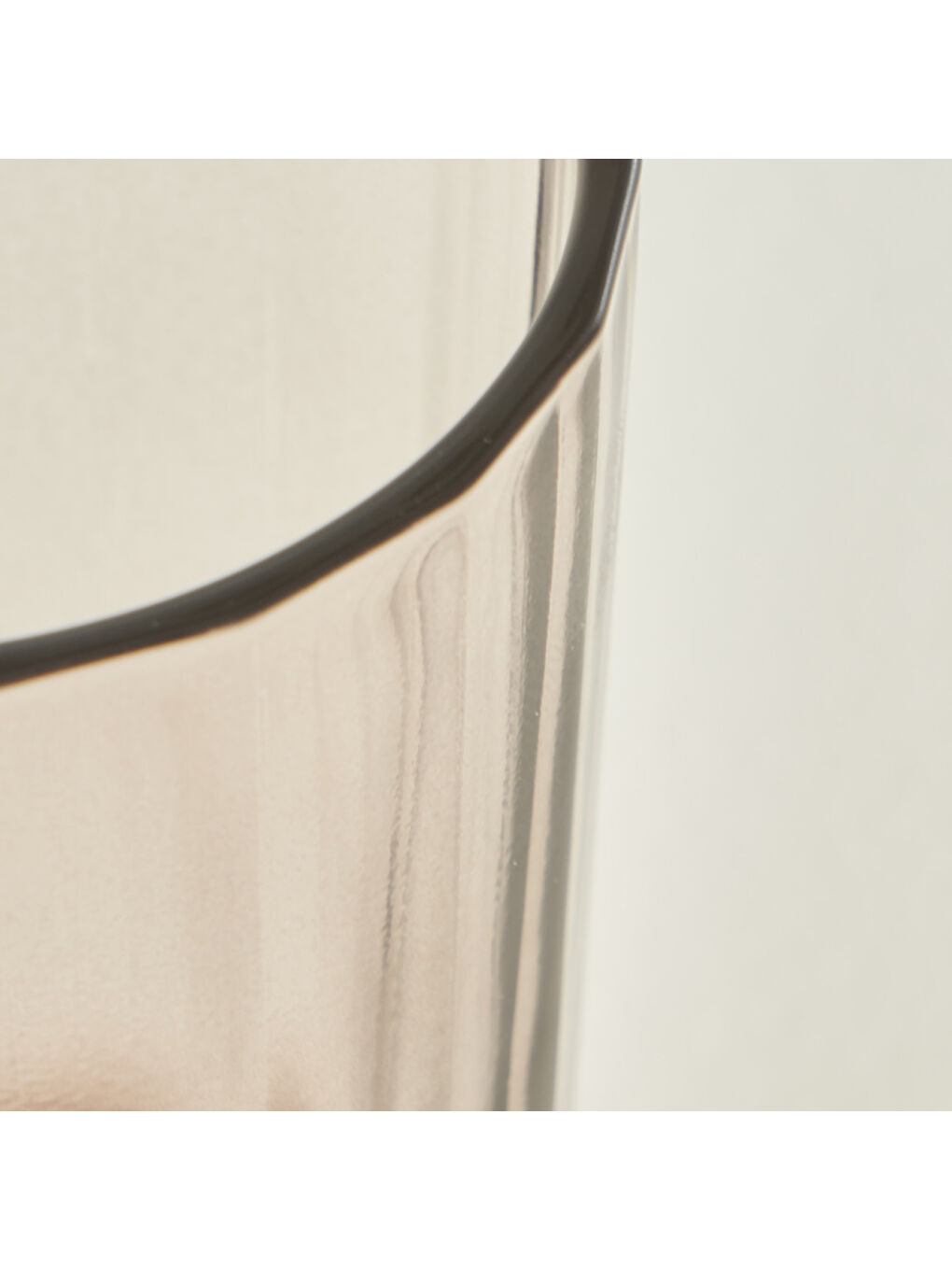 Colore Kesme Meşrubat Bardağı 2'li Kahverengi (345 cc)-1