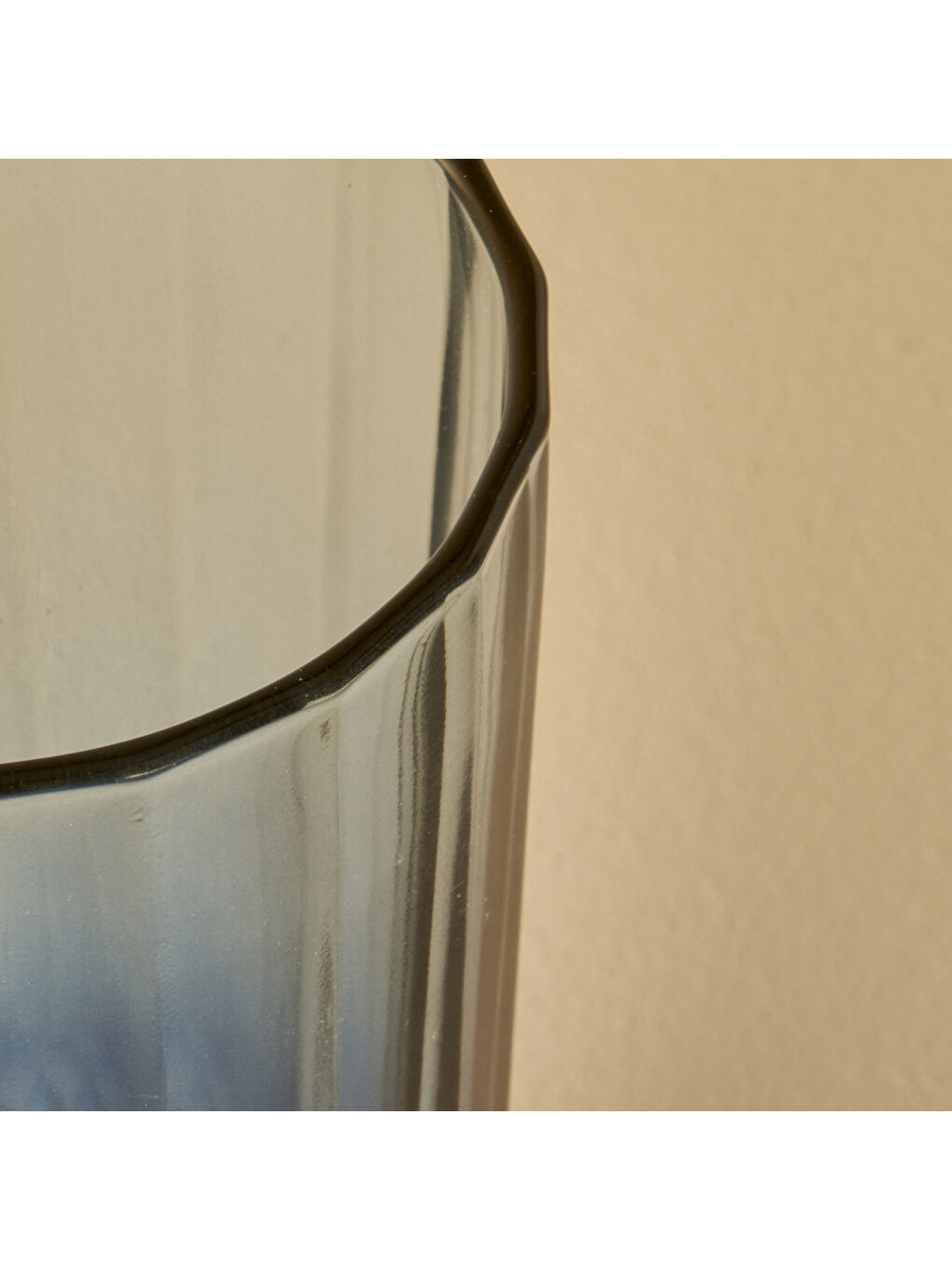 Colore Kesme Meşrubat Bardağı 2'li Mavi (345 cc)-1