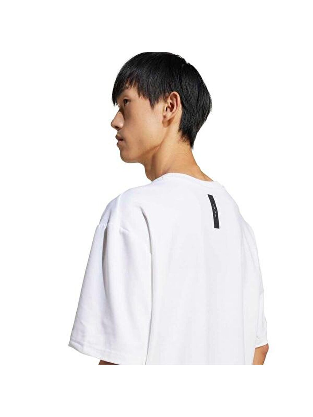 Z.N.E. Loose Fit Erkek Beyaz Yuvarlak Yaka Tişört-3