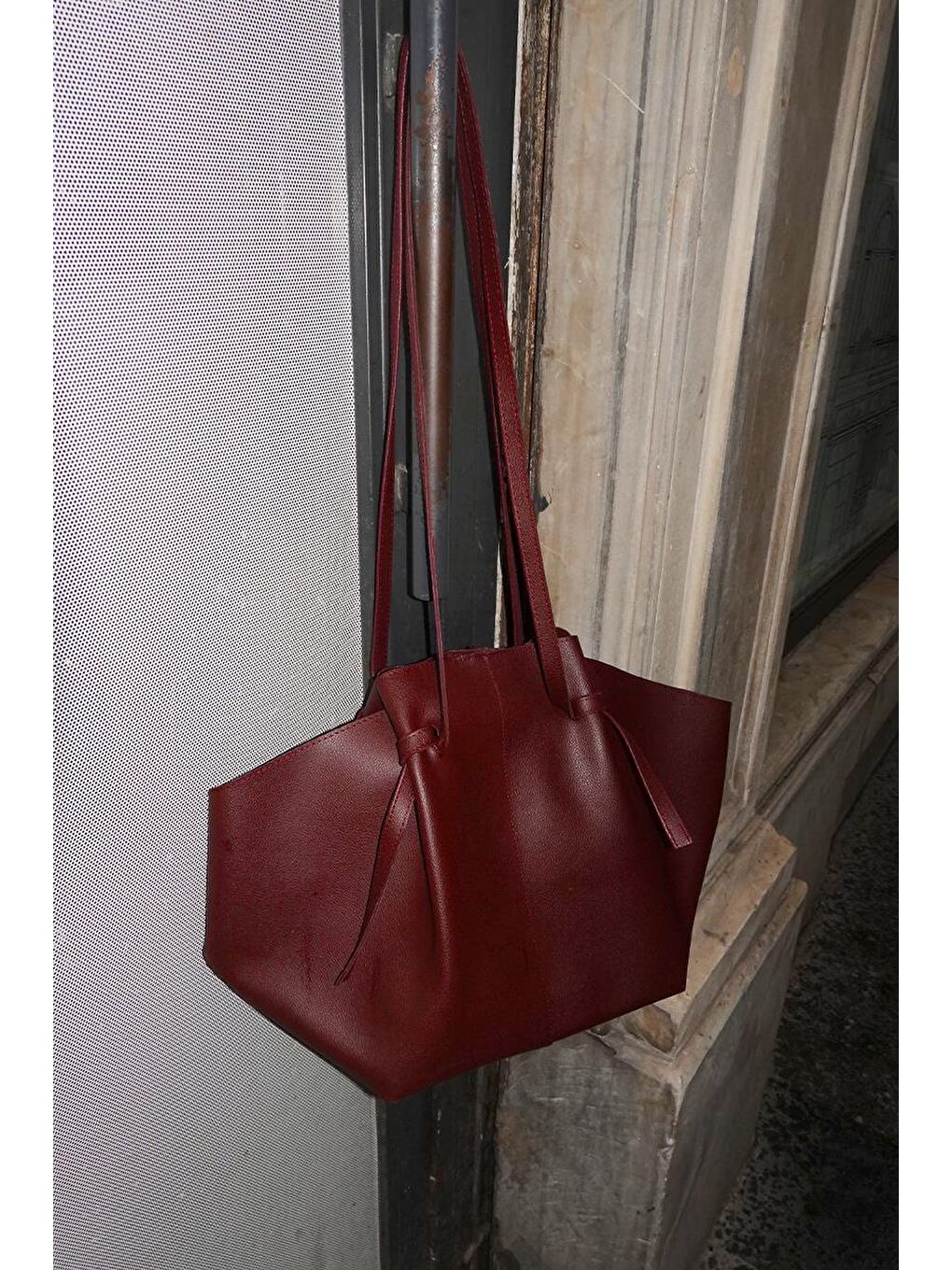 Moss Omuz Çantası Bordo-7